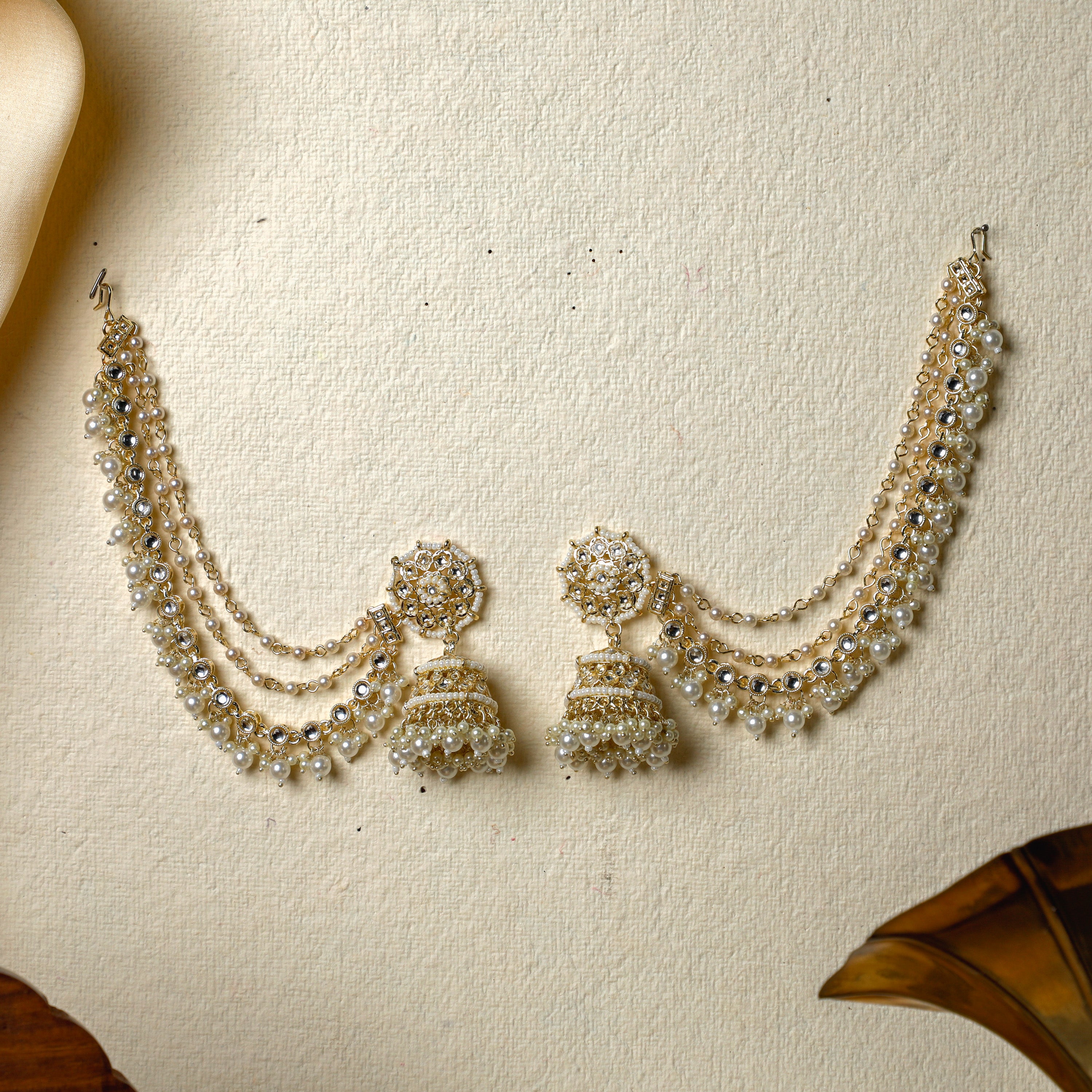 Lustrous Pearl Jhumka